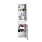 Casa si Gradina - Mobilier - Dulapuri si sifoniere - Dulapuri - Dulap multifunctional, Hanah Home, pal melaminat, alb, 45x40x187 cm - Infinity.ro