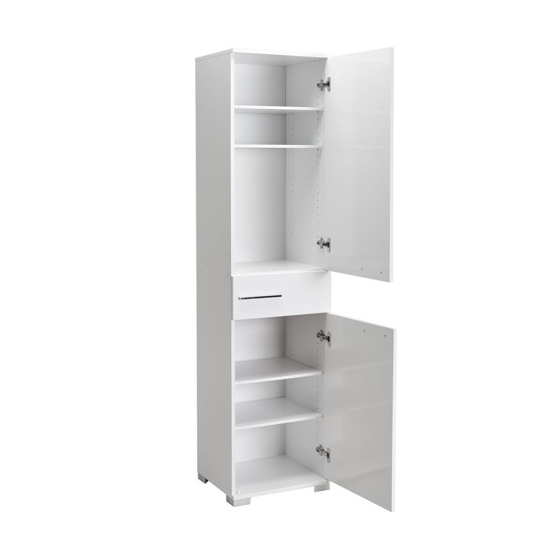 Casa si Gradina - Mobilier - Dulapuri si sifoniere - Dulapuri - Dulap multifunctional, Hanah Home, pal melaminat, alb, 45x40x187 cm - Infinity.ro