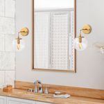 Casa si Gradina - Corpuri si surse de iluminat - Plafoniere, aplice si spoturi - Aplica, Opviq, metal, auriu, 15x21x27 cm - Infinity.ro