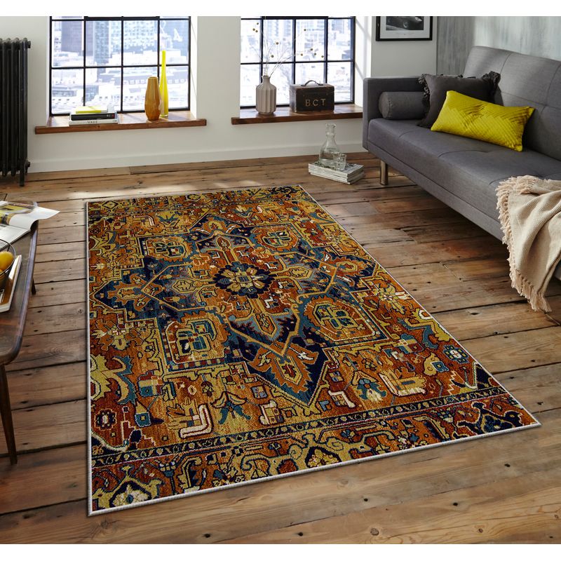 Casa si Gradina - Textile si covoare - Covoare - Covoare casa - Covor, Conceptum Hypnose, multicolor, 160x230 cm, 100% poliester, antiderapant, 288NGR2233 - Infinity.ro