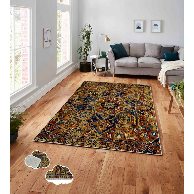 Casa si Gradina - Textile si covoare - Covoare - Covoare casa - Covor, Conceptum Hypnose, multicolor, 160x230 cm, 100% poliester, antiderapant, 288NGR2233 - Infinity.ro