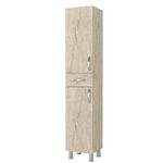 Casa si Gradina - Mobilier - Mobilier baie - Corpuri baie - Dulap baie, Hanah Home, pal melaminat, travertin, 35x31.3x179 cm - Infinity.ro