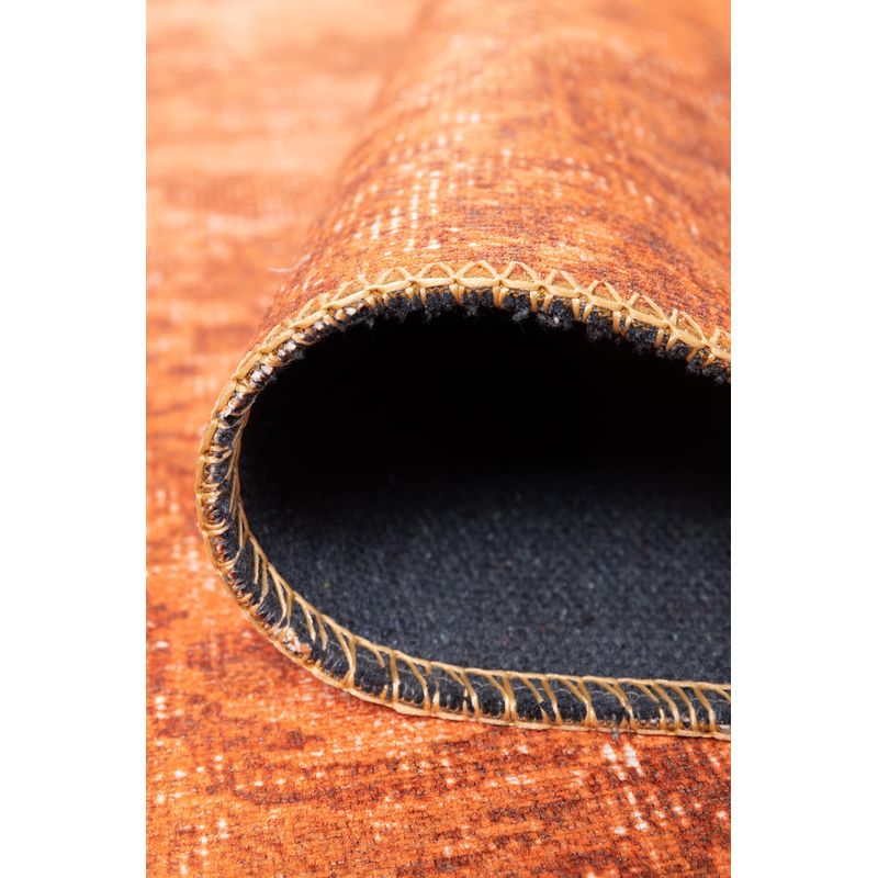 Casa si Gradina - Textile si covoare - Covoare - Covoare casa - Covor, Conceptum Hypnose, portocaliu, 75x230 cm, 100% poliester - Infinity.ro