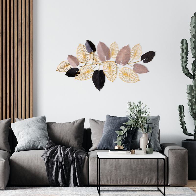 Casa si Gradina - Decoratiuni - Decoratiuni perete - Accesoriu decorativ de perete, Wallxpert, metal, multicolor, 120x7x61 cm - Infinity.ro