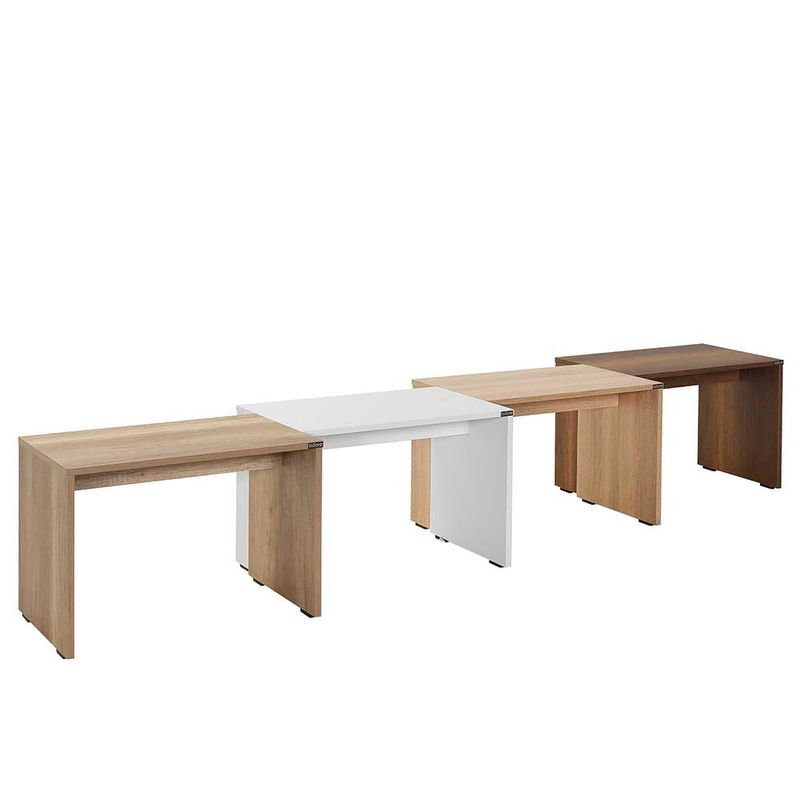 Casa si Gradina - Mobilier - Mese si birouri - Masute de cafea - Masuta de cafea, Hanah Home, pal melaminat, nuc deschis, 60x40x43 cm - Infinity.ro