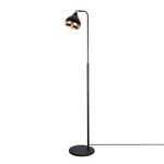 Casa si Gradina - Corpuri si surse de iluminat - Veioze si lampi - Lampadare - Lampadar, Opviq, metal, negru cupru, 40x28x150 cm - Infinity.ro