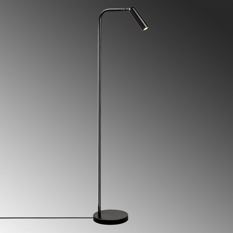 Casa si Gradina - Corpuri si surse de iluminat - Veioze si lampi - Lampadare - Lampadar, Opviq, metal, negru, 22x22x120 cm - Infinity.ro