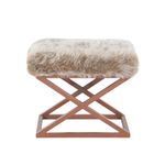Casa si Gradina - Mobilier - Scaune si fotolii - Tabureti - Taburet, Atelier Del Sofa, metal, cupru, 42x50x40 cm - Infinity.ro