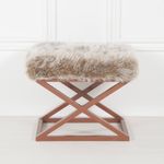 Casa si Gradina - Mobilier - Scaune si fotolii - Tabureti - Taburet, Atelier Del Sofa, metal, cupru, 42x50x40 cm - Infinity.ro
