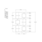 Casa si Gradina - Mobilier - Biblioteci si rafturi - Biblioteci - Biblioteca, Hanah Home, pal melaminat, pin atlantic, antracit, 90x24.6x171.9 cm - Infinity.ro