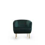Casa si Gradina - Mobilier - Scaune si fotolii - Fotolii - Fotoliu, Hanah Home, lemn fag si pal, verde, 83x75x72 cm - Infinity.ro