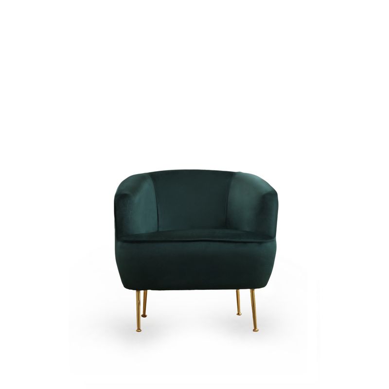 Casa si Gradina - Mobilier - Scaune si fotolii - Fotolii - Fotoliu, Hanah Home, lemn fag si pal, verde, 83x75x72 cm - Infinity.ro