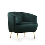 Casa si Gradina - Mobilier - Scaune si fotolii - Fotolii - Fotoliu, Hanah Home, lemn fag si pal, verde, 83x75x72 cm - Infinity.ro