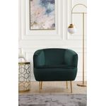 Casa si Gradina - Mobilier - Scaune si fotolii - Fotolii - Fotoliu, Hanah Home, lemn fag si pal, verde, 83x75x72 cm - Infinity.ro