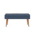 Casa si Gradina - Mobilier - Canapele si coltare - Banchete - Banca, Hanah Home, pal melaminat, pin atlantic si albastru inchis, 110x40x50 cm - Infinity.ro