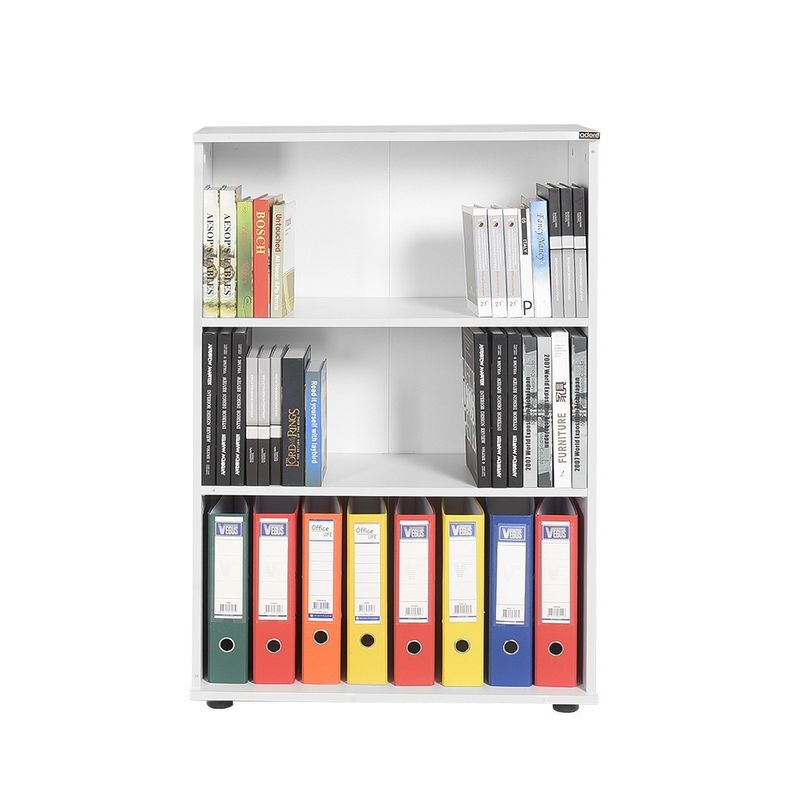 Casa si Gradina - Mobilier - Biblioteci si rafturi - Biblioteci - Biblioteca, Hanah Home, pal melaminat, alb diamant, 72x34x109 cm, 479ADR1768 - Infinity.ro