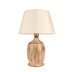 Casa si Gradina - Corpuri si surse de iluminat - Veioze si lampi - Veioze - Veioza, Opviq, ceramica, bej, 50 cm - Infinity.ro