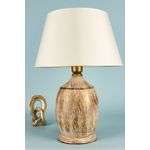 Casa si Gradina - Corpuri si surse de iluminat - Veioze si lampi - Veioze - Veioza, Opviq, ceramica, bej, 50 cm - Infinity.ro