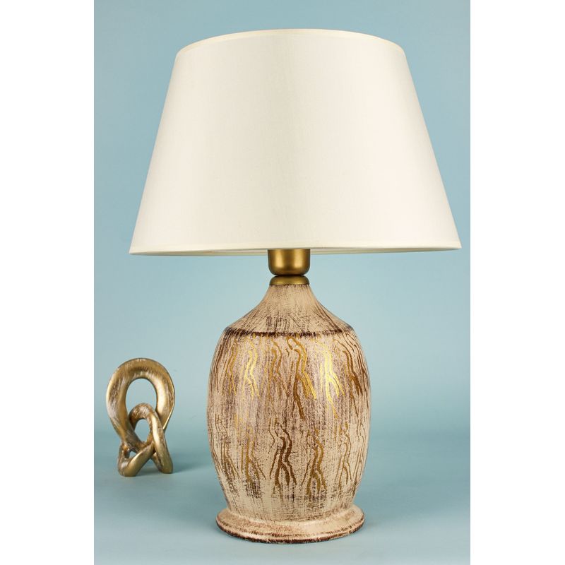 Casa si Gradina - Corpuri si surse de iluminat - Veioze si lampi - Veioze - Veioza, Opviq, ceramica, bej, 50 cm - Infinity.ro