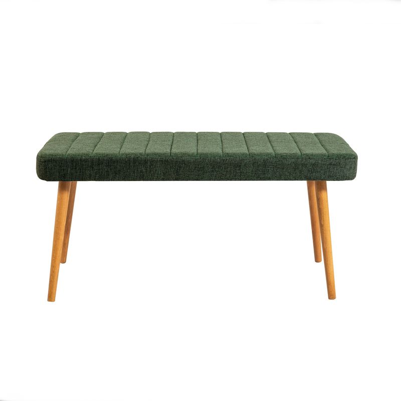 Casa si Gradina - Mobilier - Seturi de mobilier - Seturi mese si scaune - Set masa extensibila si scaune, Hanah Home, PAL melaminat, pin atlantic verde, masa 120-153x75x77 cm - Infinity.ro