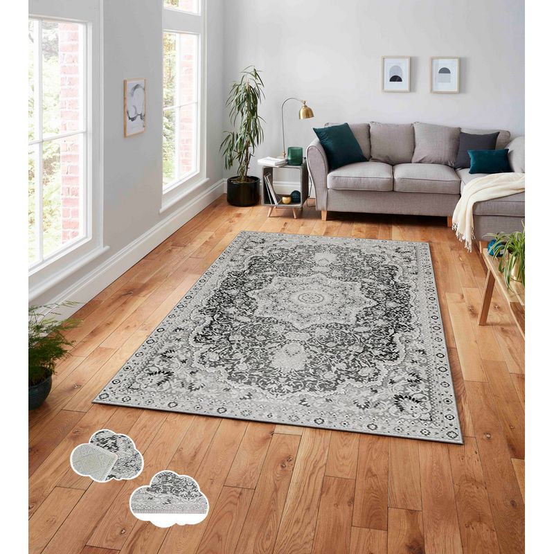 Casa si Gradina - Textile si covoare - Covoare - Covoare casa - Covor, Conceptum Hypnose, multicolor, 80x140 cm, 100% poliester, antiderapant, 288NGR1938 - Infinity.ro