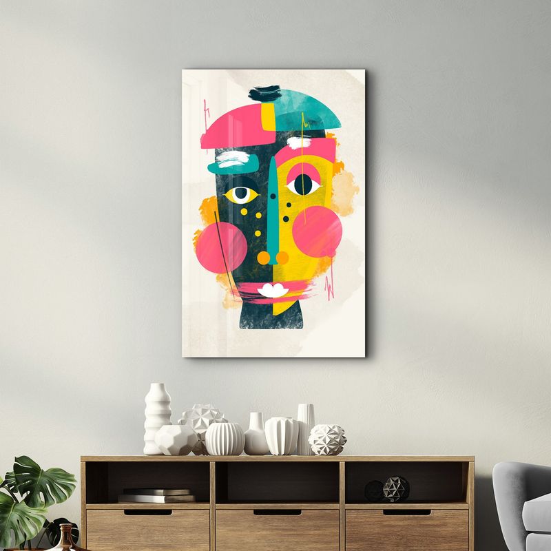 Casa si Gradina - Decoratiuni - Tablouri - Tablou decorativ, Wallxpert, sticla temperata, multicolor, 46x72 cm, 672BRS1576 - Infinity.ro