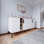 Casa si Gradina - Mobilier - Comode si corpuri - Console - Consola, Hanah Home, pal melaminat, stejar si alb, 180x40x79 cm - Infinity.ro