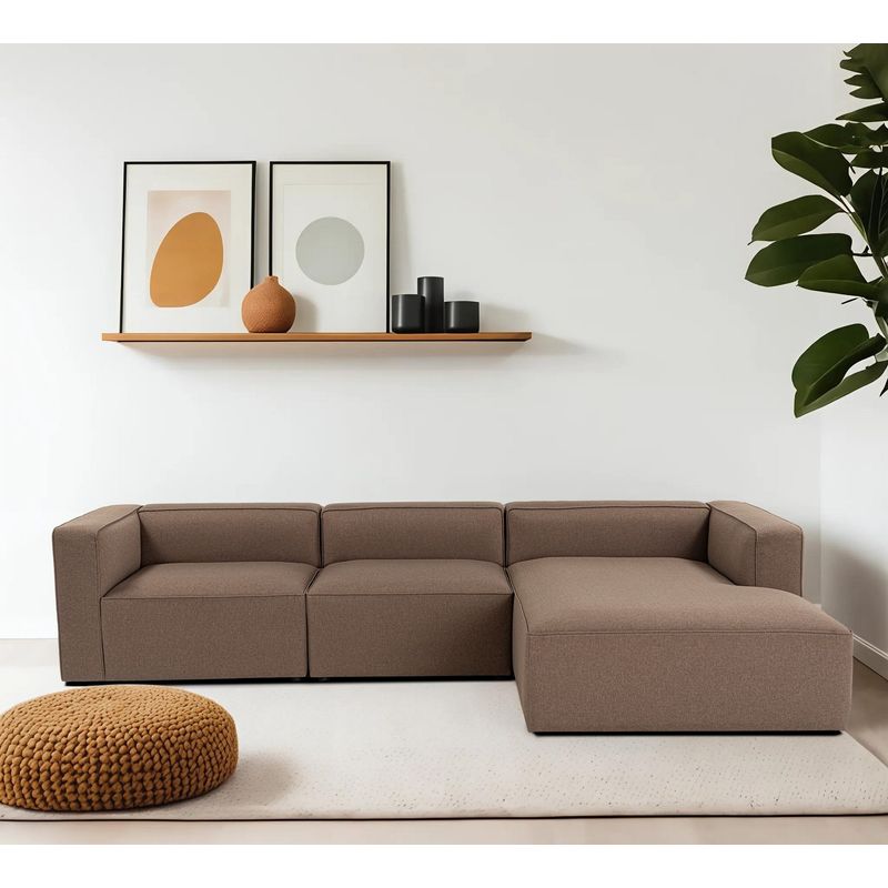 Casa si Gradina - Mobilier - Canapele si coltare - Coltare - Coltar, Atelier Del Sofa, textil, maro, 320x180x69 cm - Infinity.ro