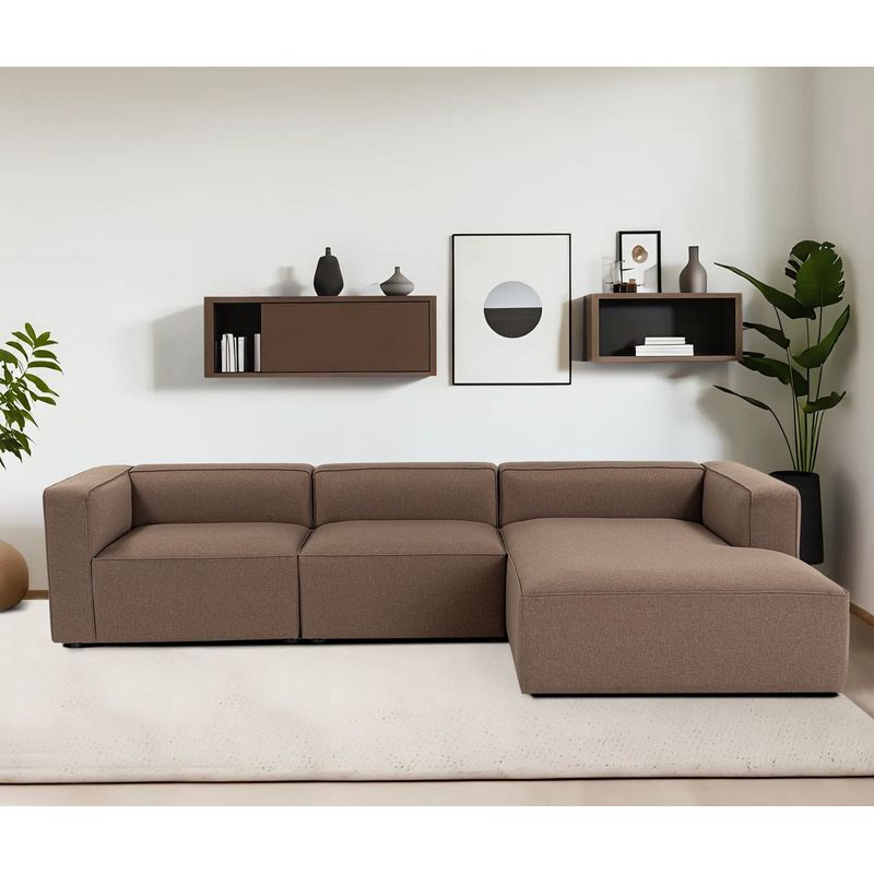 Casa si Gradina - Mobilier - Canapele si coltare - Coltare - Coltar, Atelier Del Sofa, textil, maro, 320x180x69 cm - Infinity.ro