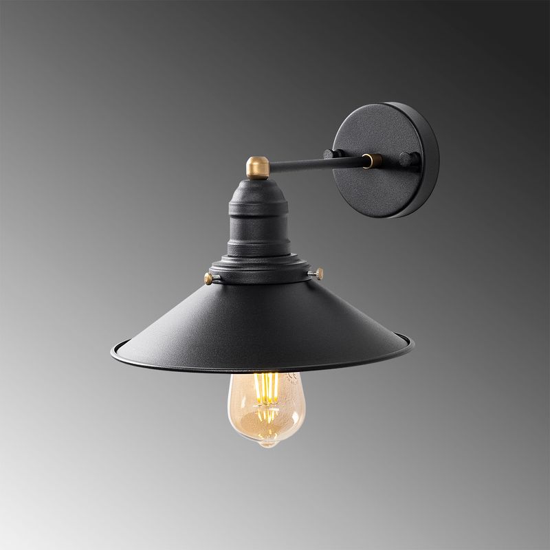 Casa si Gradina - Corpuri si surse de iluminat - Plafoniere, aplice si spoturi - Aplica de perete, Opviq, metal, negru antique, 24x27x20 cm - Infinity.ro