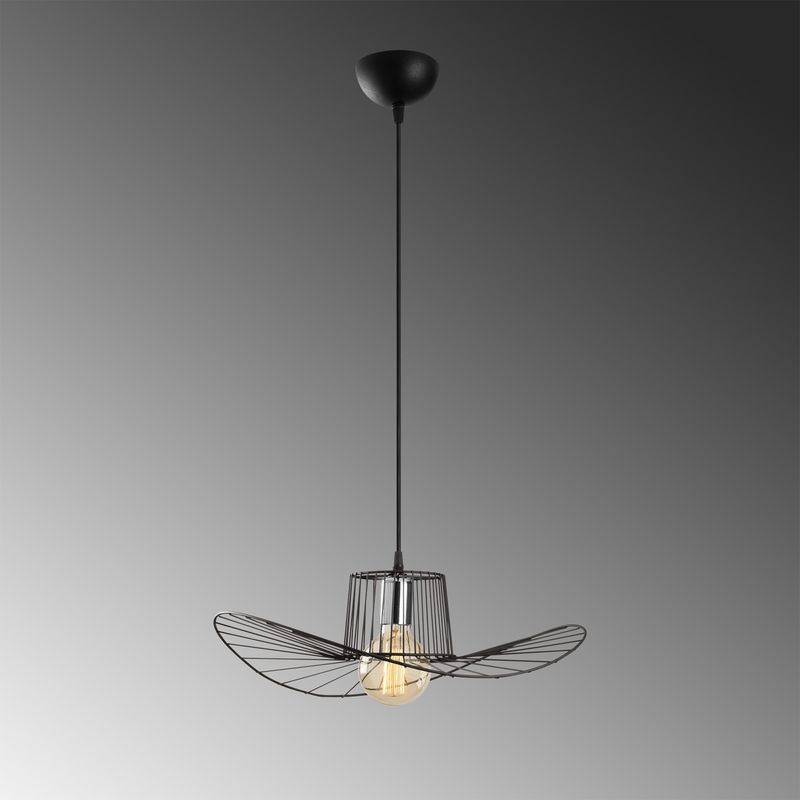 Casa si Gradina - Corpuri si surse de iluminat - Lustre si pendule - Candelabru, Opviq, fier, negru, diametru 49 cm, inaltime reglabila - Infinity.ro
