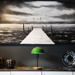 Casa si Gradina - Corpuri si surse de iluminat - Veioze si lampi - Veioze - Veioza, Opviq, metal, verde, 23x12x38 cm - Infinity.ro