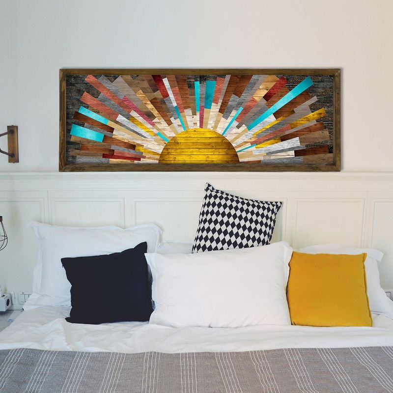 Casa si Gradina - Decoratiuni - Tablouri - Tablou decorativ cu rama, Wallxpert, mdf, multicolor, 40x120 cm - Infinity.ro