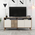 Casa si Gradina - Mobilier - Comode si corpuri - Console - Consola, Hanah Home, pal melaminat, nuc si crem, 160x78x35 cm - Infinity.ro