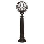 Casa si Gradina - Corpuri si surse de iluminat - Iluminat exterior - Stalpi - Lampa de podea pentru exterior, Opviq, abs, negru alb, 95x23 cm - Infinity.ro