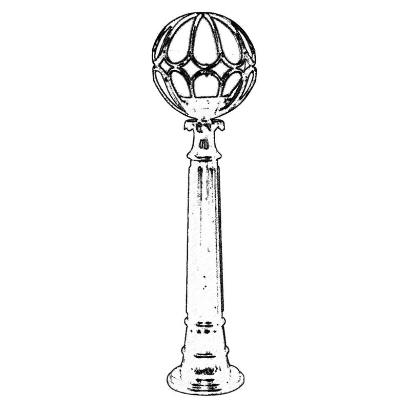 Casa si Gradina - Corpuri si surse de iluminat - Iluminat exterior - Stalpi - Lampa de podea pentru exterior, Opviq, abs, negru alb, 95x23 cm - Infinity.ro