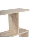Casa si Gradina - Mobilier - Mese si birouri - Masute de cafea - Masa laterala, Hanah Home, pal melaminat, travertin, 60x20x60 cm - Infinity.ro