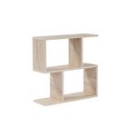 Casa si Gradina - Mobilier - Mese si birouri - Masute de cafea - Masa laterala, Hanah Home, pal melaminat, travertin, 60x20x60 cm - Infinity.ro