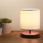 Casa si Gradina - Corpuri si surse de iluminat - Veioze si lampi - Veioze - Veioza, Opviq, material textil, pudra, 15x15x22 cm - Infinity.ro