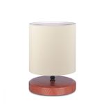 Casa si Gradina - Corpuri si surse de iluminat - Veioze si lampi - Veioze - Veioza, Opviq, material textil, pudra, 15x15x22 cm - Infinity.ro