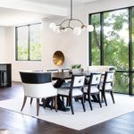 Casa si Gradina - Corpuri si surse de iluminat - Lustre si pendule - Candelabru, Opviq, fier, alb negru, 90x90x69 cm - Infinity.ro