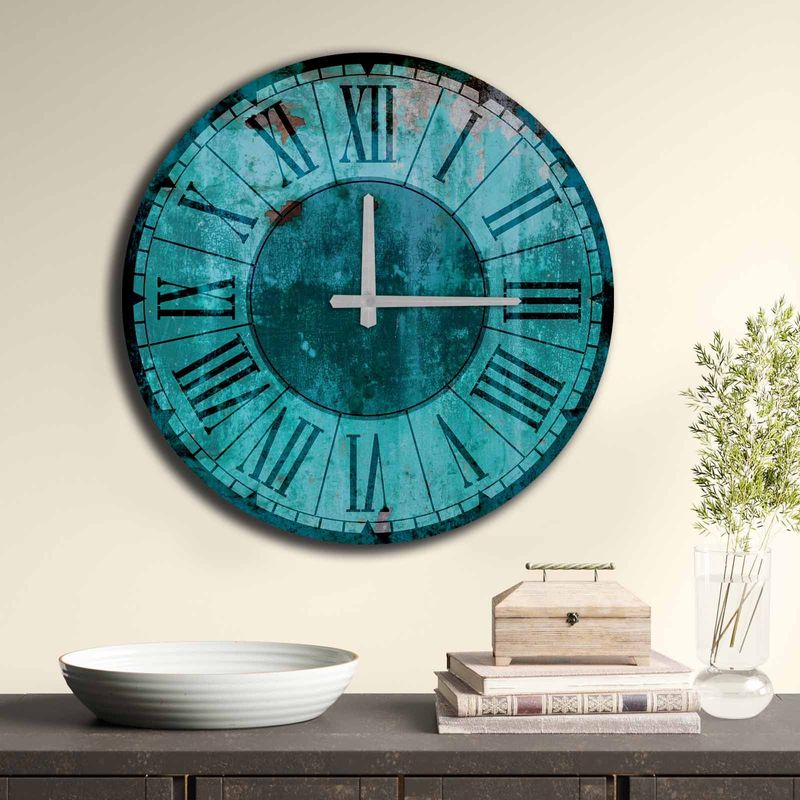 Casa si Gradina - Decoratiuni - Ceasuri - Ceas decorativ, Wallxpert, mdf, multicolor, 50 cm, 238HMA6268 - Infinity.ro