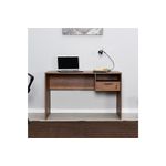 Casa si Gradina - Mobilier - Mese si birouri - Birouri - Birou de studiu, Hanah Home, panou de particule melaminat, nuc, 120x60x75 cm - Infinity.ro