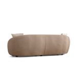 Casa si Gradina - Mobilier - Canapele si coltare - Canapele - Canapea 3 locuri, Atelier Del Sofa, material textil cappuccino, lemn fag, 230x75x94 cm - Infinity.ro