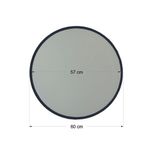 Casa si Gradina - Decoratiuni - Oglinzi - Oglinda decorativa, Hanah Home, mdf, negru, 60x60x2,2 cm - Infinity.ro