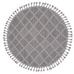 Casa si Gradina - Textile si covoare - Covoare - Covoare casa - Covor rotund, Conceptum Hypnose, gri, 120 cm, 100% polipropilen, 614CCL1741 - Infinity.ro