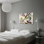 Casa si Gradina - Decoratiuni - Tablouri - Tablou canvas decorativ, Wallxpert, multicolor, panza piele de caprioara, rama lemn, 70x100 cm - Infinity.ro