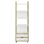 Casa si Gradina - Mobilier - Biblioteci si rafturi - Biblioteci - Biblioteca, Hanah Home, pal melaminat, alb, 59.3x35.2x191 cm - Infinity.ro
