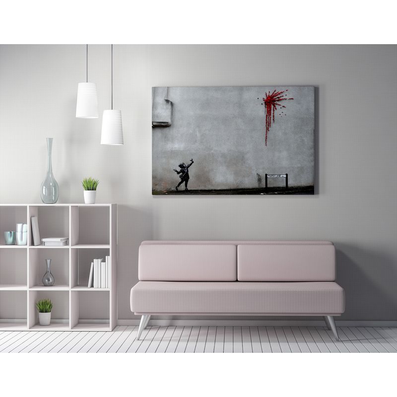 Casa si Gradina - Decoratiuni - Tablouri - Tablou canvas, Wallxpert, multicolor, 50x70 cm, bumbac si poliester, rama lemn, 966BRS1155 - Infinity.ro