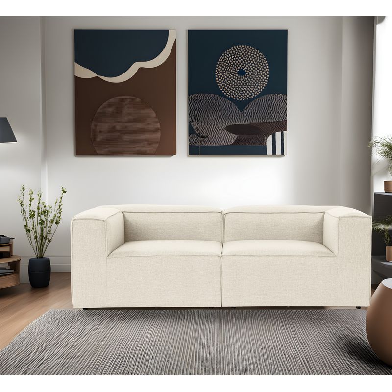 Casa si Gradina - Mobilier - Canapele si coltare - Canapele - Canapea 2 locuri, Atelier Del Sofa, in, ecru, 214x105x66 cm - Infinity.ro